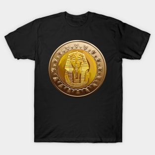 vector Egyptian coin featuring Pharaoh T-Shirt